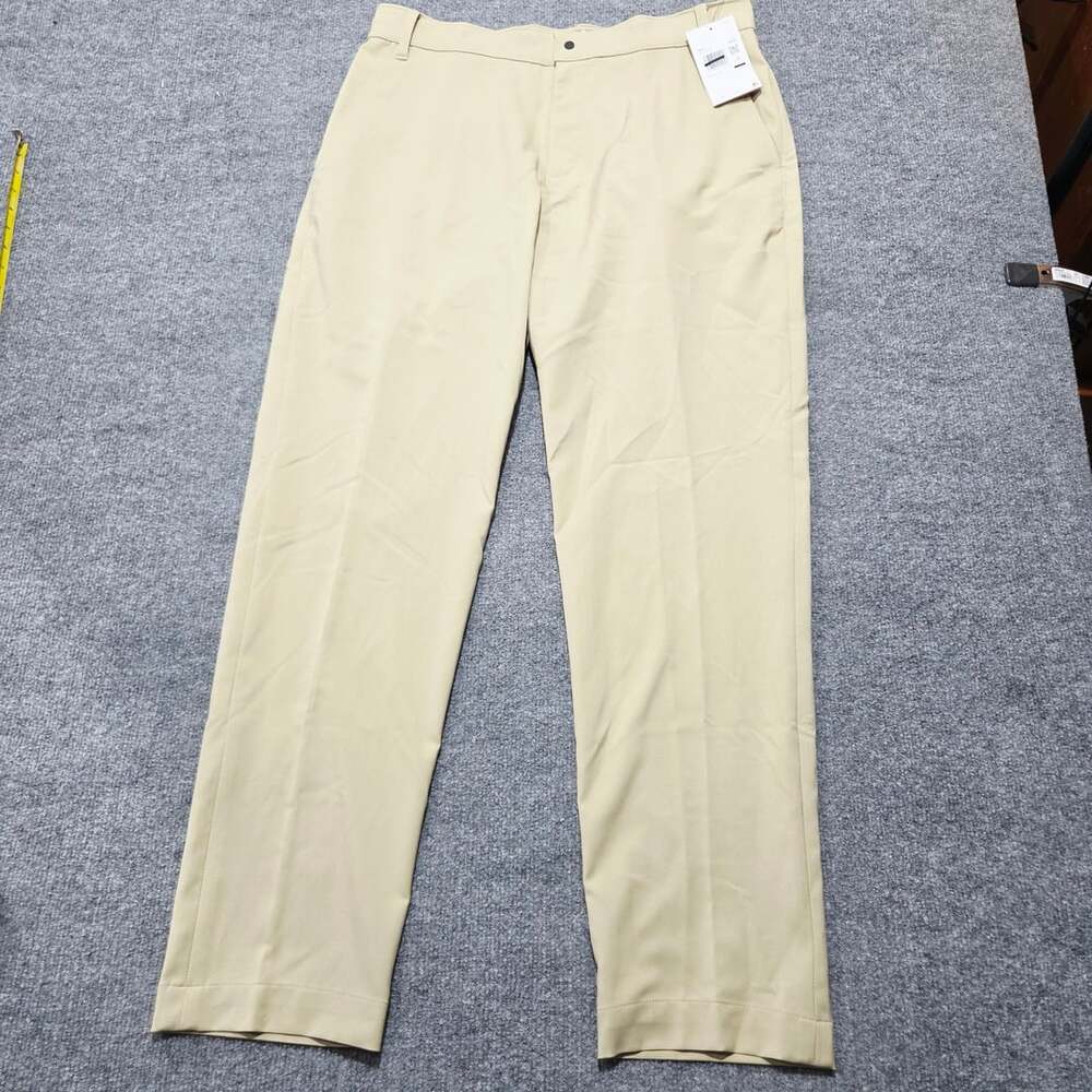 Nike Dri-FIT Men's Standard Fit Ankle Length Golf Pants Khaki 34x32